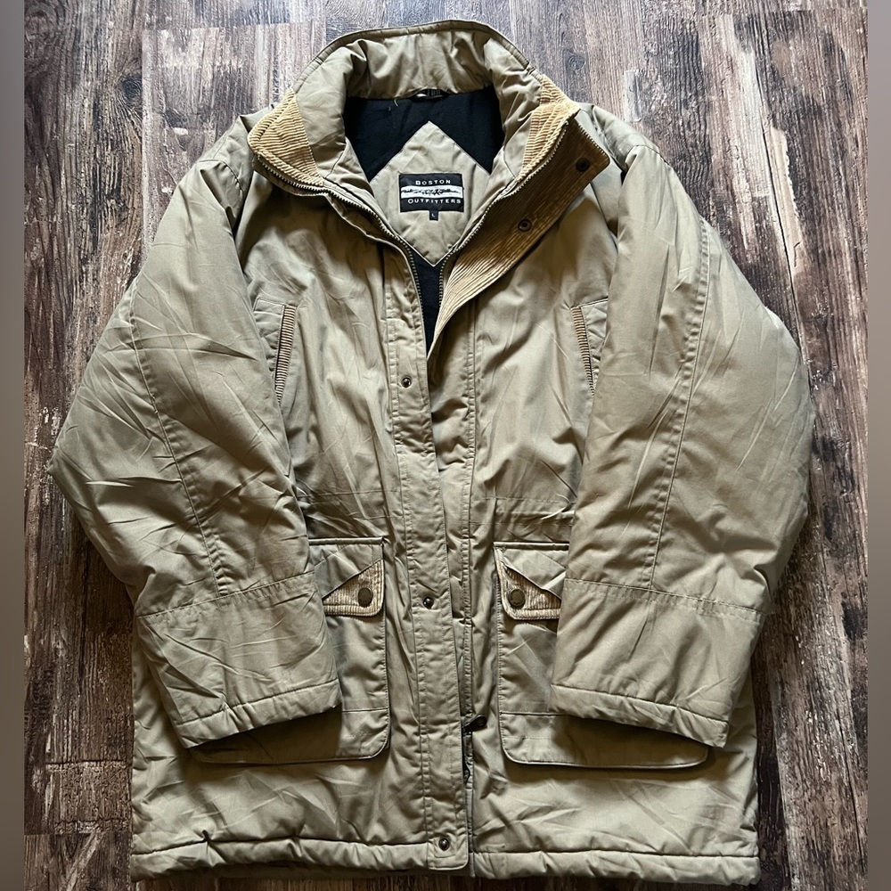 Boston Outfitters Tan Snow/Heavy Jacket Size L (Large)